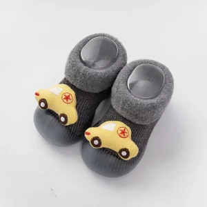 Soft Cotton Baby Walker Shoes Comfortable Breathable Infant Indoor Shoes