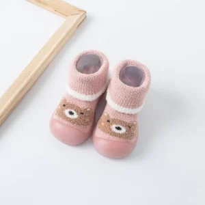 Soft Kids Pre-Walker Shoes Warm Breathable Anti-Slip Shoes Comfortable Casual Shoes for Boys & Girls Indoor