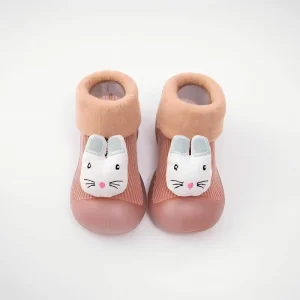 Soft Knitted Baby Pre Walker Shoes Machine Washable Anti Slip Shoes Comfortable Casual Shoes for Infants Indoor