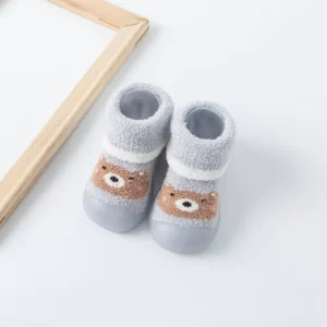 Soft Knitted Baby Sneakers Comfortable Shock Absorbing Shoes Infant Indoor & Outdoor Running Shoes