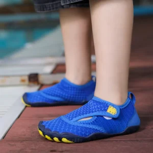 Soft Sole Children Water Swimming Shoes Anti Slip Breathable Easy on for Kids Beach Walking