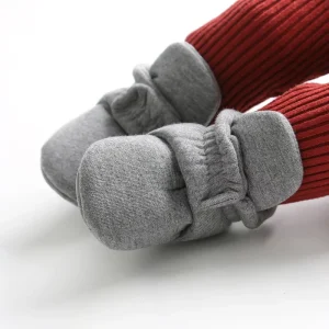 Soft-Sole Cotton Anti-Slip Breathable Winter Baby & Toddler Sock Shoes with Needle Detection