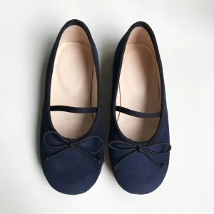 Soft Sole Slip on Party School Girl Mary Janes Ballerina Flats Dress Shoes for Little Kids