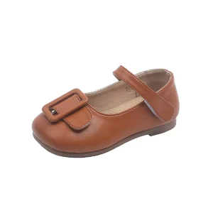 Soft Soled Leather Performance Party Dress Shoes for Girls Kids Summer and Winter Breathable and Anti Slippery