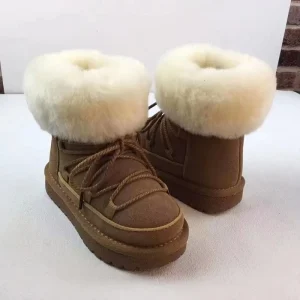 Soft Warm Winter Ankle Boots Shoes for Kids Boys Girls