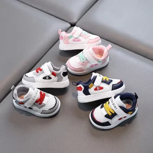 Soft and Lightweight Kids’ Sports Shoes Casual Boys’ Shoes Suitable for Daily Walks and Outdoor Use All Year Round