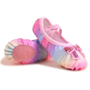 Soft-soled Practice Shoes Girls Sequined Ballet Shoes Girls Chinese Toddlers Professional Children Dance Shoes