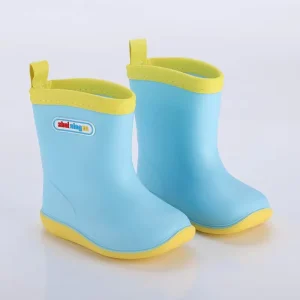 Solid Color Children’s Rain Shoes Boys and Girls Non slip Baby Rain Boots Light Weight Nice Kids Four Seasons Water Boots
