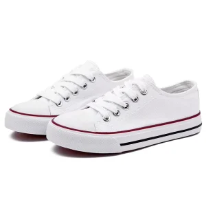 Solid Color Custom Logo Children’s Casual Kids Shoes Children Low Top Sneakers Kid for Kid