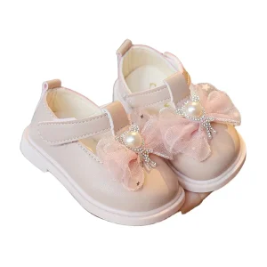 Solid Color Simple Design Baby Casual Shoes Slip On Baby Infant Walking Shoes