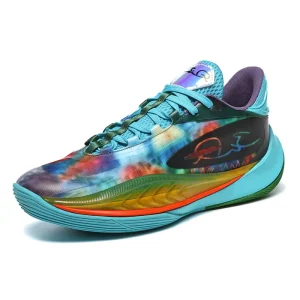 Sonic 12 Mesh Breathable Men’s Basketball Shoes Professional Training Sports Shoes with Durable Carbon Plate for Young Children