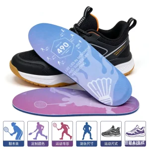 Sport Orthopedic Insoles for Feet Men Women EVA Breathable Shock Absorption Shoes Insole for Running Basketball Sport Care Pads
