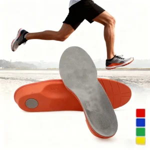 Sports Insoles Arch Supports Soft and Comfortable PU Material with Shock Absorbing Gel Running Shoes Inner Padding Insoles