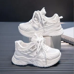 Sports Kids Shoes Comfortable and Breathable Running Little White Shoes School Boys and Girls Sports Shoes for Kids