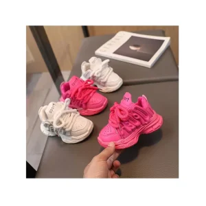 Sports Shoes Basketball for Kids Fashion Trend Baby Girl Running Footwear Children Leather Casual Sneaker Boys