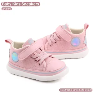 Spring Autumn Baby Casual Canvas Shoes High Top Lightweight Baby Sneakers Fashion Non Slip Toddler Boys Girls Prewalker Age 1 2Y