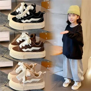 Spring Autumn Baby Children School Wear Casual Board Shoes for Boys Girls
