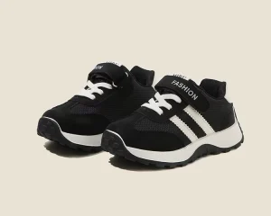 Spring Autumn Boys Casual Shoes 2-7 Years Children’s Running Shoes Breathable Two Bars Hook Loop Light Weight Kids Shoes