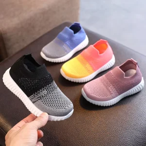 Spring Autumn Children Breathable Sports Shoes Lightweight Ankle Student Sneakers for Boys and Girls Kids Casual Shoe
