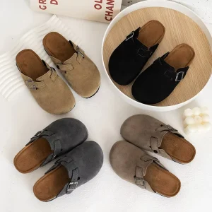 Spring Autumn Children Outwear Shoes Soft Sole Casual Baby Boy Girl Flat Slippers