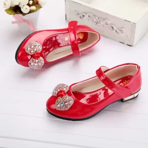 Spring Autumn Children Princess Shoes Boutique Baby Girls Dress Shoes