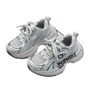 Spring Autumn Children’s Boys Girls Running Sneakers Kids Casual Fashion Chunky Breathable Sneakers Toddler Tennis Sport Shoes