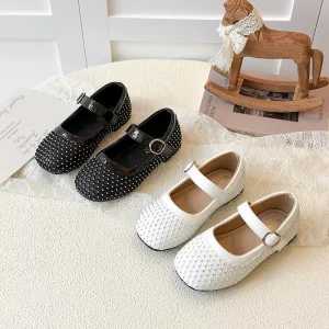 Spring Autumn Fashion Kids Outwear Rhinestone Style Baby Girl Dress Shoes