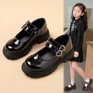 Spring Autumn Girls School Shoes Korean Style Kids Flats Soft Sole Non slip Outdoor Casual Shoes