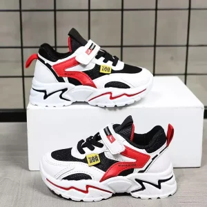 Spring Autumn Girls’ School Sneaker With Soft Bottom Breathable Mesh Slip-On Closure Children’s Shoes for Big Kids