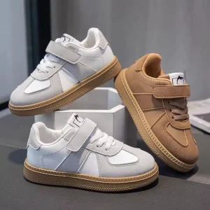 Spring Autumn High Quality Kid Sneaker Toddler Outdoor Sport Shoes Slip On Flat Sole Lightweight Breathable Waterproof Shoes