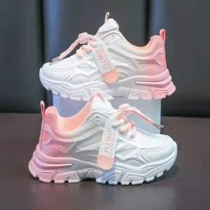 Spring Autumn High Top Children Canvas Shoes for Girl Kids School Running Sports Shoes Fashion Kids Casual Sneakers