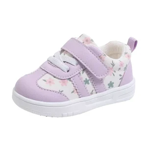 Spring Autumn Kids School Ankle Sport Shoes Toddlers Breathable Casual Sport Hook & Loop Closure Lightweight Anti-Slip