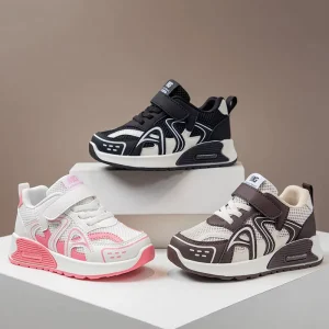 Spring Autumn Mesh Breathable Children’s Sneakers Fashion New Style Outdoor School Sneakers for Kids