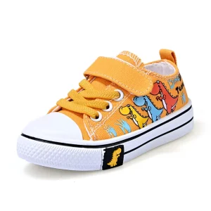 Spring Autumn New Breathable Single Layer Canvas Sneakers for Boys Girls Students Children’s Casual Shoes