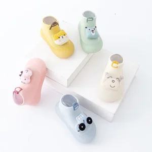 Spring Autumn Non-Slip Soft Soled Infants Toddler Shoes Socks Cartoon Baby Shoes Sock