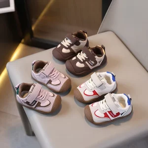 Spring Autumn Soft Sole Non slip Mesh Breathable Casual Baby Cute Boys and Girls Sport Toddler Walking Shoes Sneakers