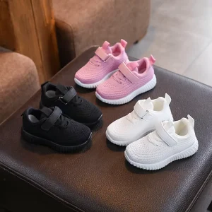 Spring Autumn Velcro Kids’ Student Shoes Trendy Casual Shoes for Kids Korean Version Single Lined Children’s Shoes