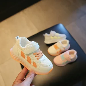 Spring Baby 2-3 Years Old Shoes Baby Boy Sports Children’s Soft Bottom Mesh Breathable Toddler Shoes