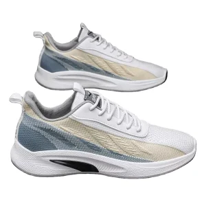 Spring Boy’s Retro Sporty Basketball Sneakers Breathable Mesh Comfortable Lace up Safety Casual Sports Running Shoes