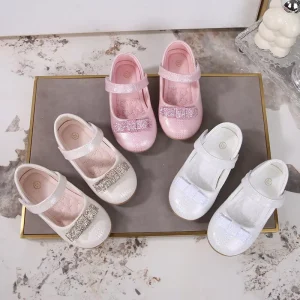 Spring Children Bow Sweet Princess Baby Girl Dress Shoes