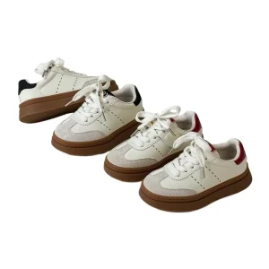 Spring Children Boys Girls Outdoor Genuine LeatherLightweight Tenis Shoes Kids Toddler Luxury Flats Walking Sneakers