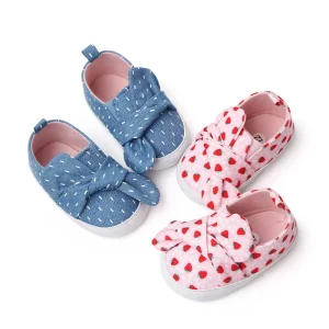 Spring Children Canvas Shoes Soft Cotton Bottom Baby Shoes 0 12 Months Babies Shoes for Boys and Girls