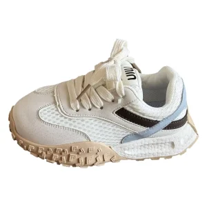 Spring Children’s Korean Style Ankle Dungarees Shoes Boys Girls Velcro Soft Sole Non-slip Casual Student Sneakers