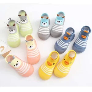 Spring & Fall Casual Shoes Boys & Girls Breathable Non-slip Floor Socks Soft Soles for Baby’s Indoor Outdoor Play Shoes
