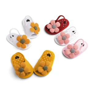 Spring Flower Baby Year Old Soft Sole Walking Sandals Children Casual Boy and Girls Toddler Shoes