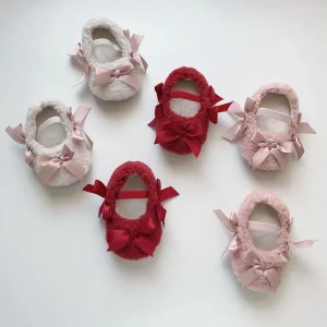 Spring Infant Girls Shoes Toddler Cute Bow Shoes Baby Walking Shoes