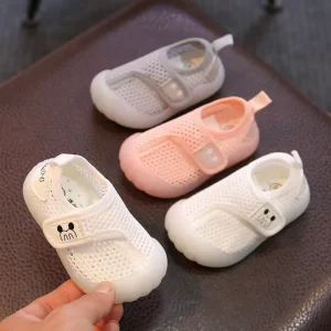 Spring Infant Toddler Shoes Girls Boys Casual Mesh Shoes Soft Bottom Comfortable Non-slip Kid Baby First Walkers Shoes