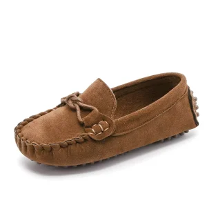Spring Kids Boy and Girl Children’s Moccasin Loafer Soft Casual Boat Peas Shoes Shoes