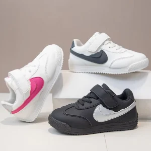 Spring New Casual Children’s Sneakers Fashion Light Boys & Girls Shoes with Custom Logo Anti-Slippery Features
