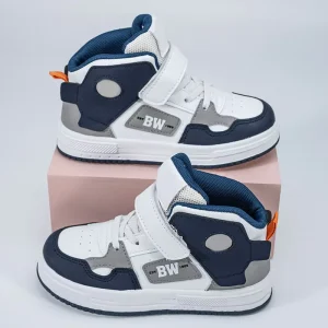 Spring New Children’s Shoes Kids Sneakers Sports Shoes Boys and Girls Casual White Mesh Breathable Running Shoes